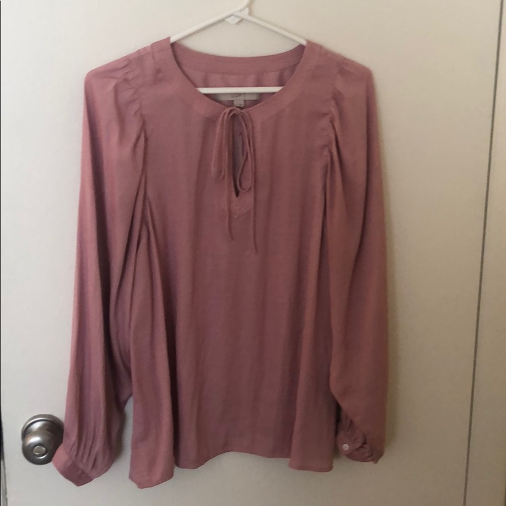 Pink LOFT blouse